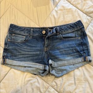 Express Blue Denim Women's Shorts - Size 8